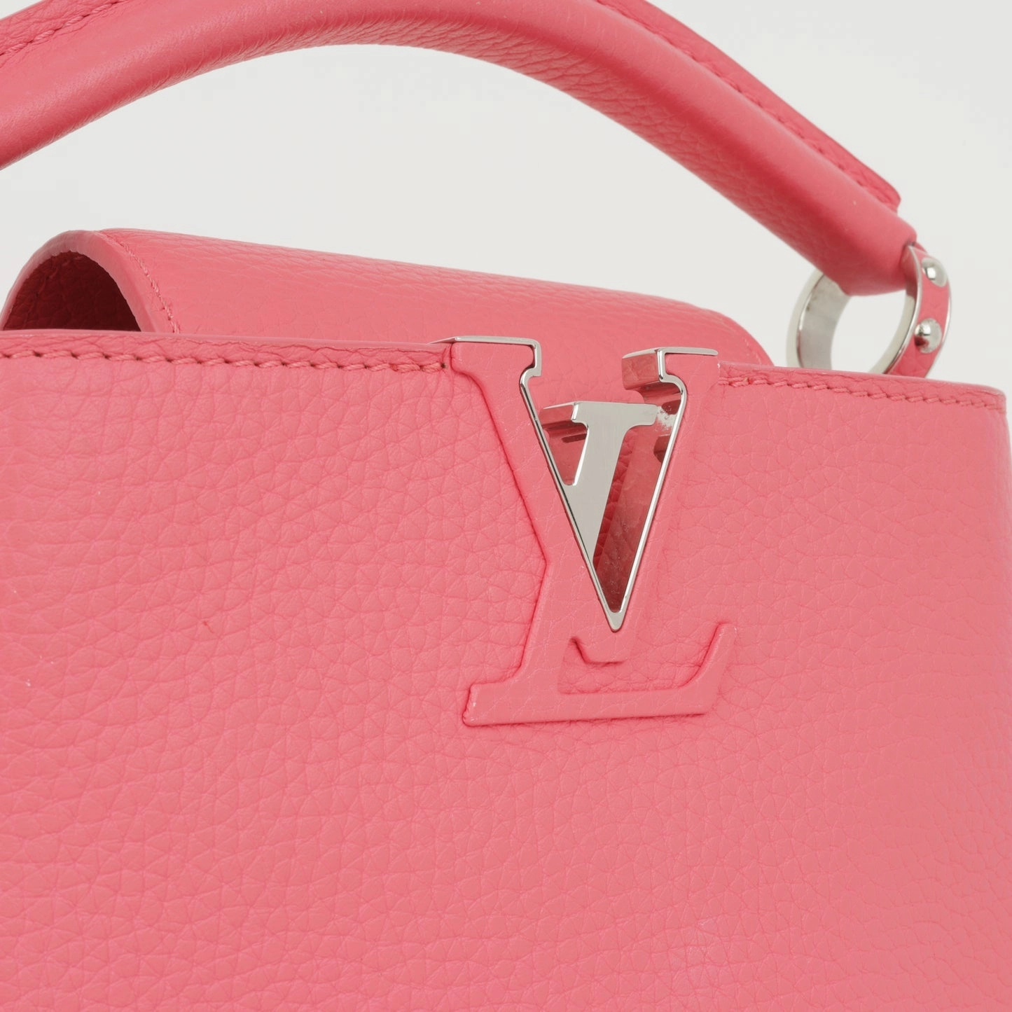 Louis Vuitton Louis Vuitton - Mini Capucines Bag - Dragonfruit Taurillon Leather SHW - Pre-loved