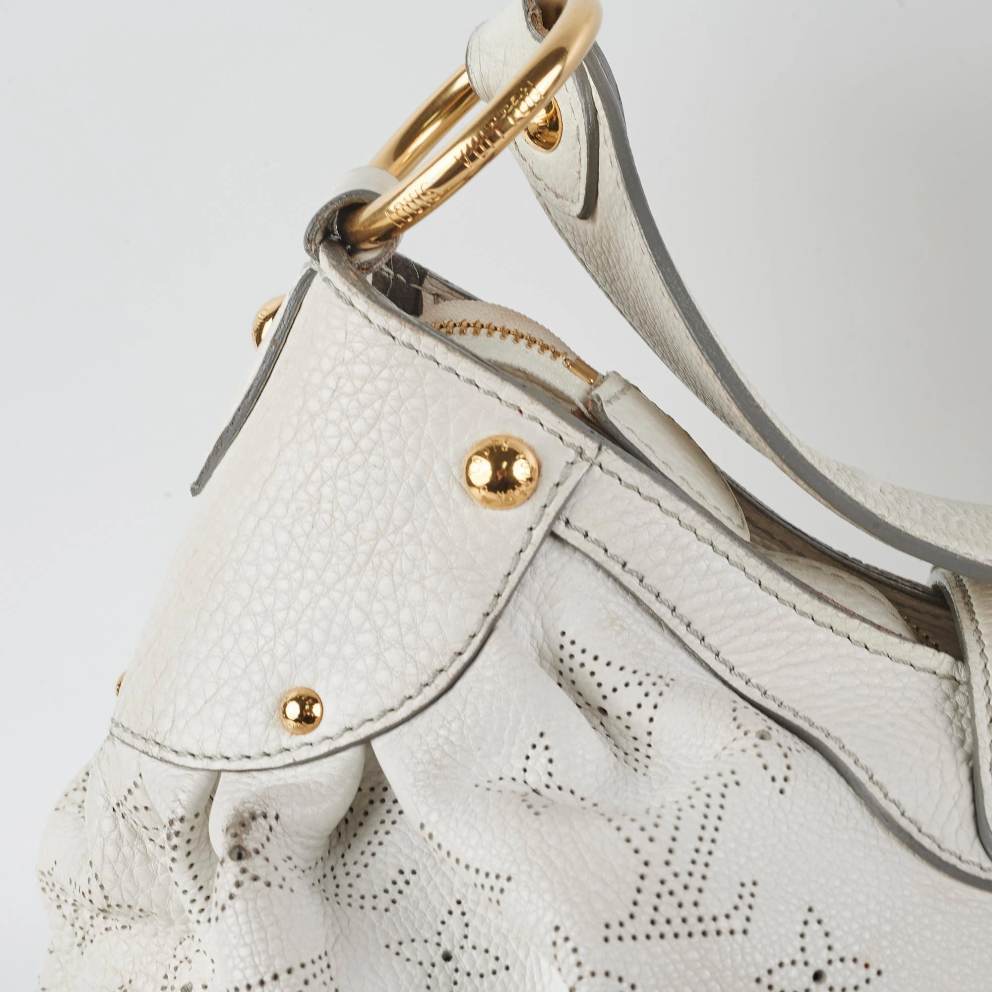 Louis Vuitton Mahina Bag White