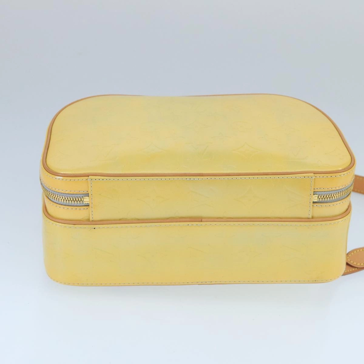 Louis Vuitton Marly Beige Patent Leather Backpack Bag
