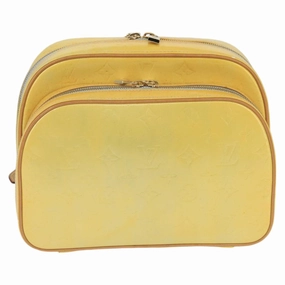 Louis Vuitton Marly Beige Patent Leather Backpack Bag