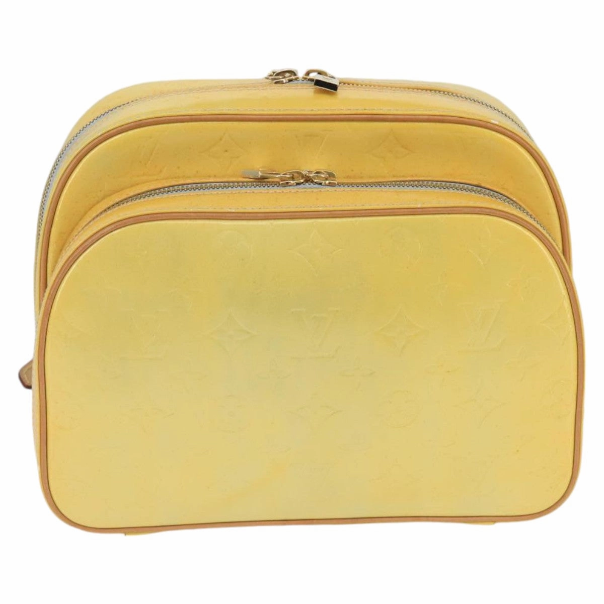 Louis Vuitton Marly Beige Patent Leather Backpack Bag
