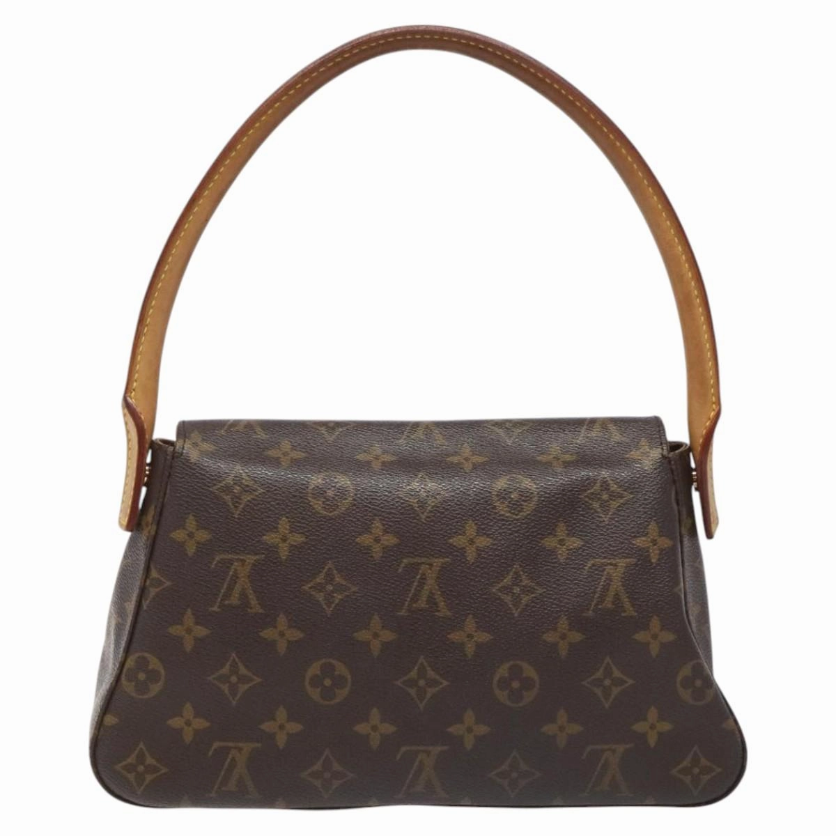 Louis Vuitton Mini Looping Brown Canvas Shoulder Bag