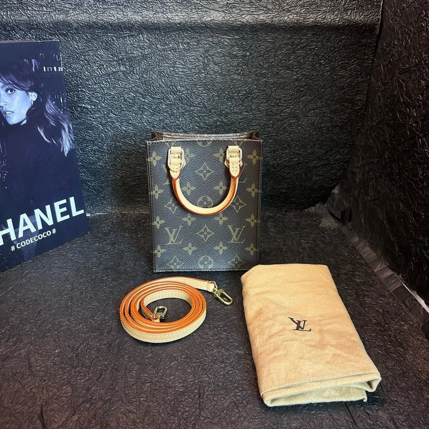 Louis Vuitton Monogram Brown Mini Crossbody Bag 13cm