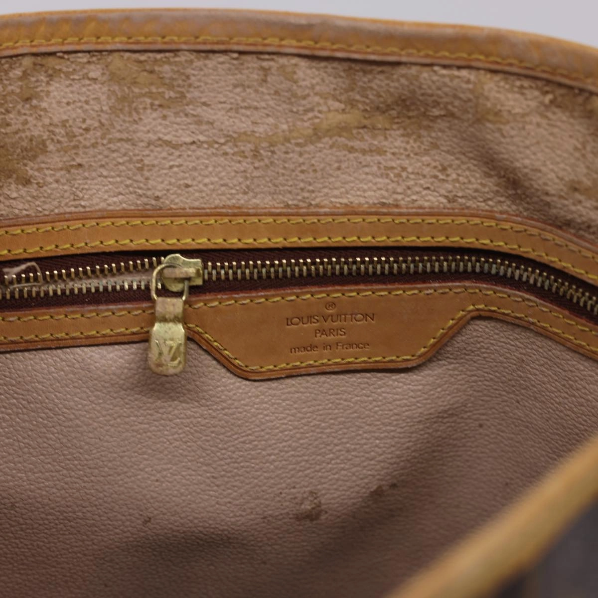 LOUIS VUITTON Monogram Bucket GM Shoulder Bag M42236 LV 40523