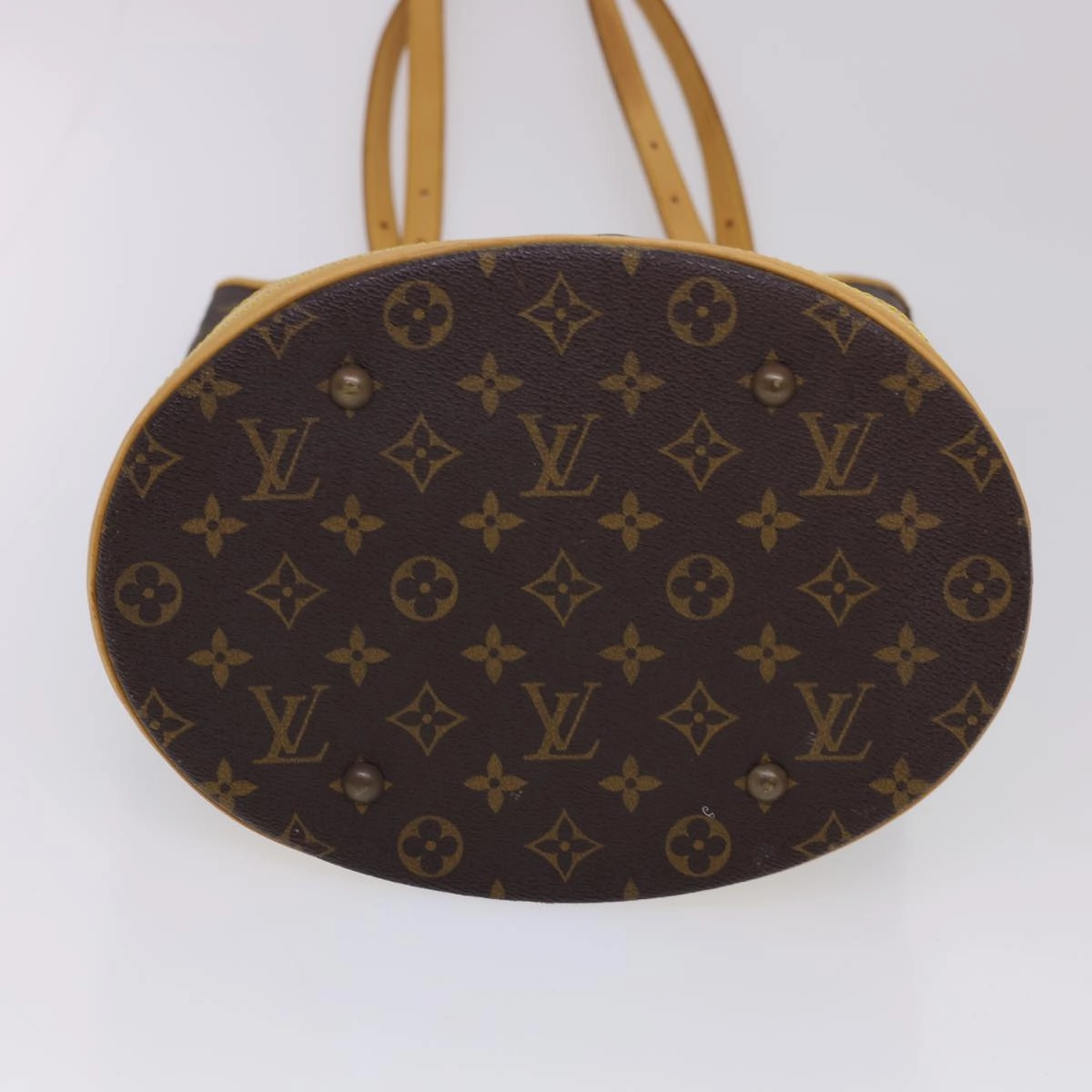 LOUIS VUITTON Monogram Bucket GM Shoulder Bag M42236 LV 40523