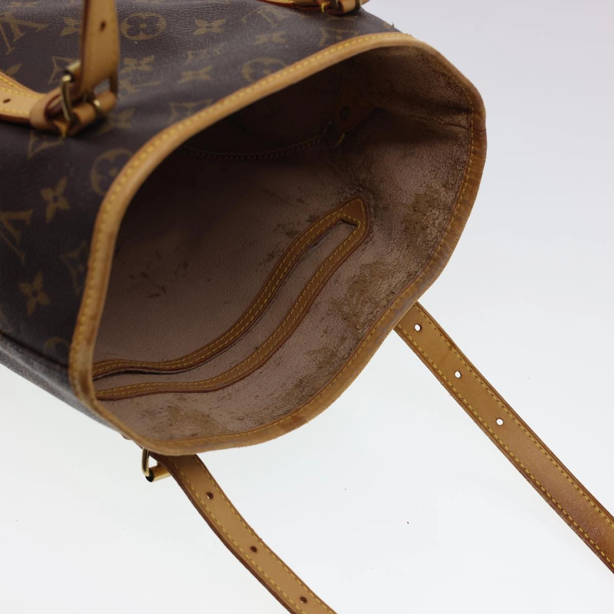 LOUIS VUITTON Monogram Bucket GM Shoulder Bag M42236 LV 40523