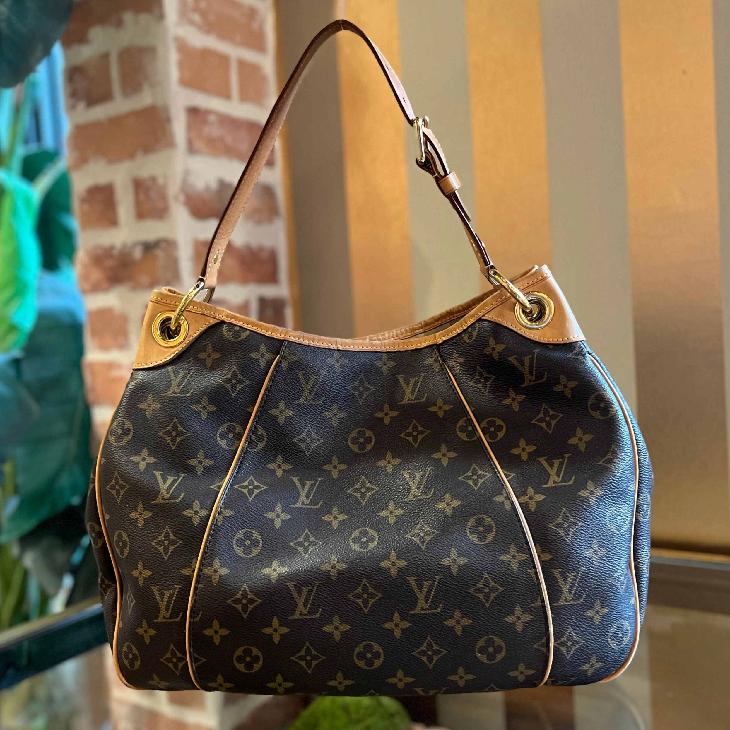 LOUIS VUITTON Monogram Canvas Galliera PM Bag