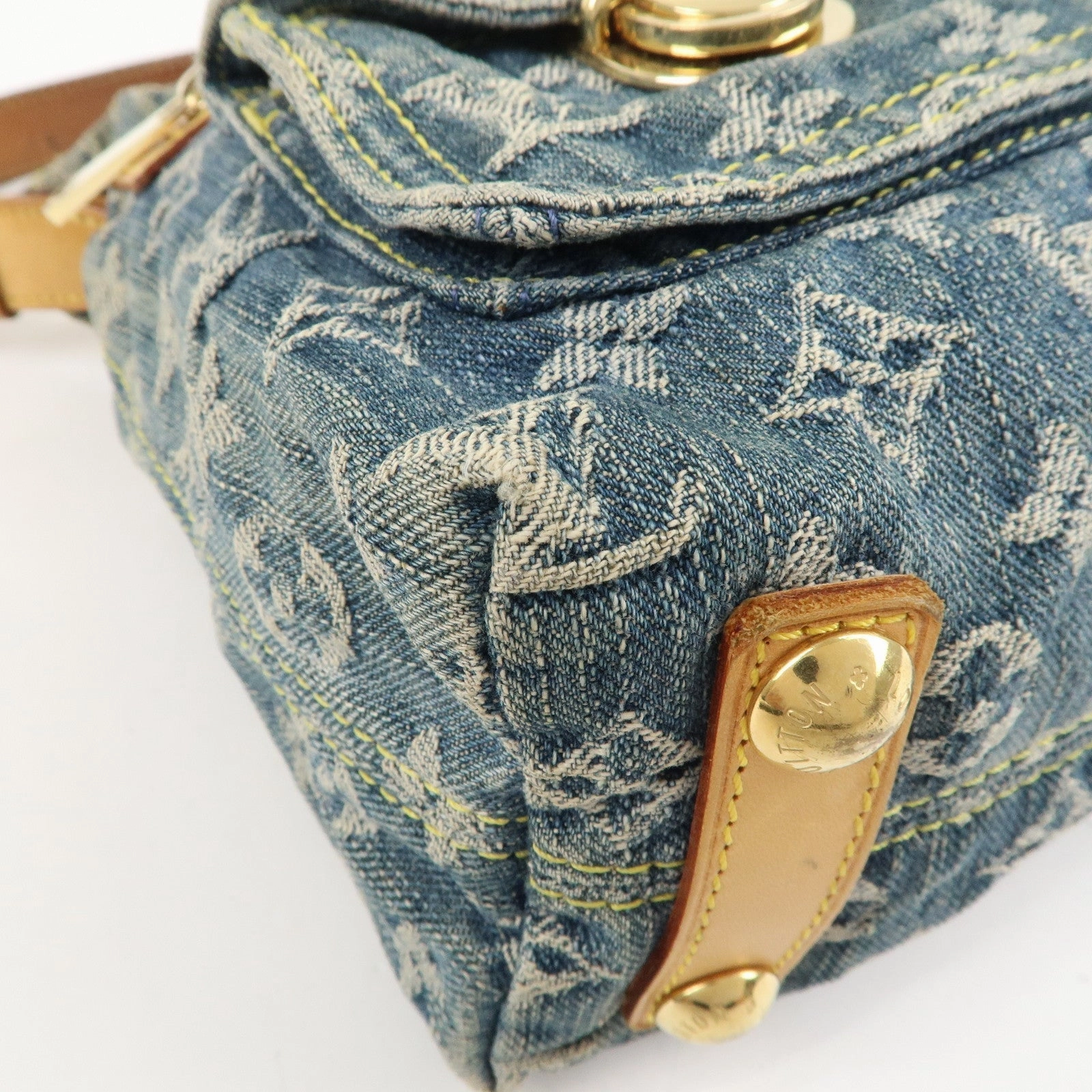 Louis Vuitton Monogram Denim Baggy PM Shoulder Bag M95049