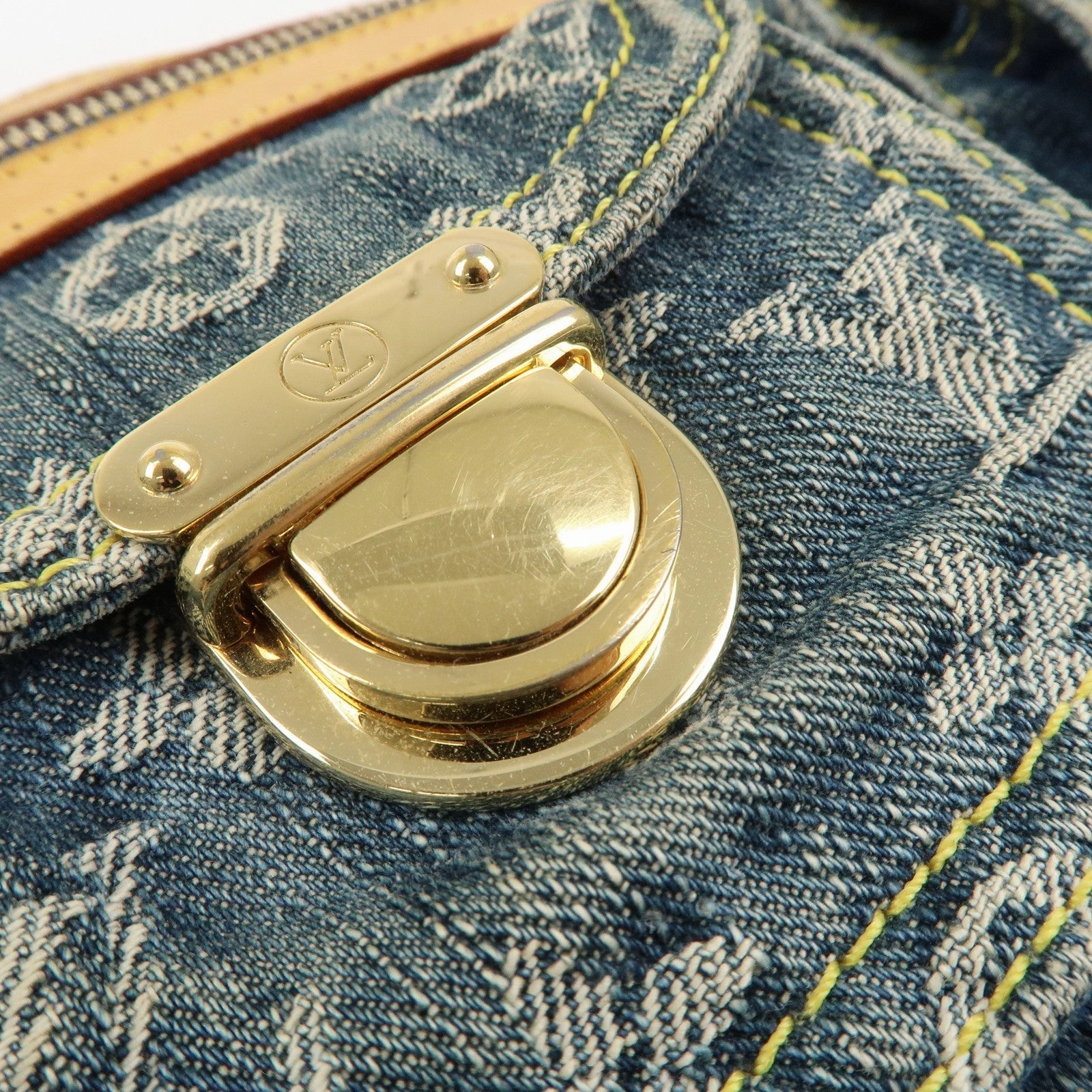 Louis Vuitton Monogram Denim Baggy PM Shoulder Bag M95049