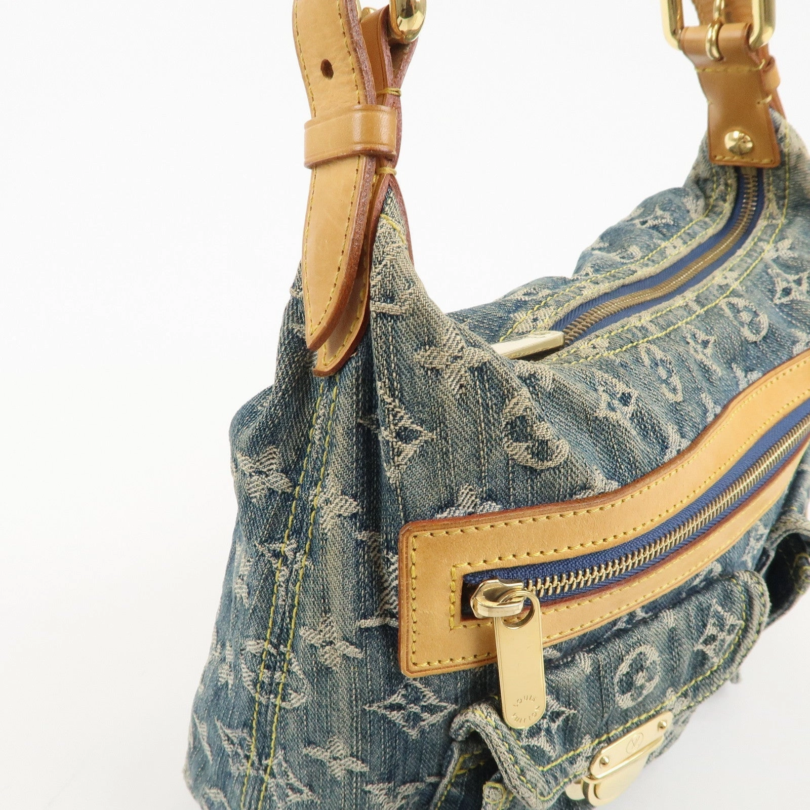Louis Vuitton Monogram Denim Baggy PM Shoulder Bag M95049