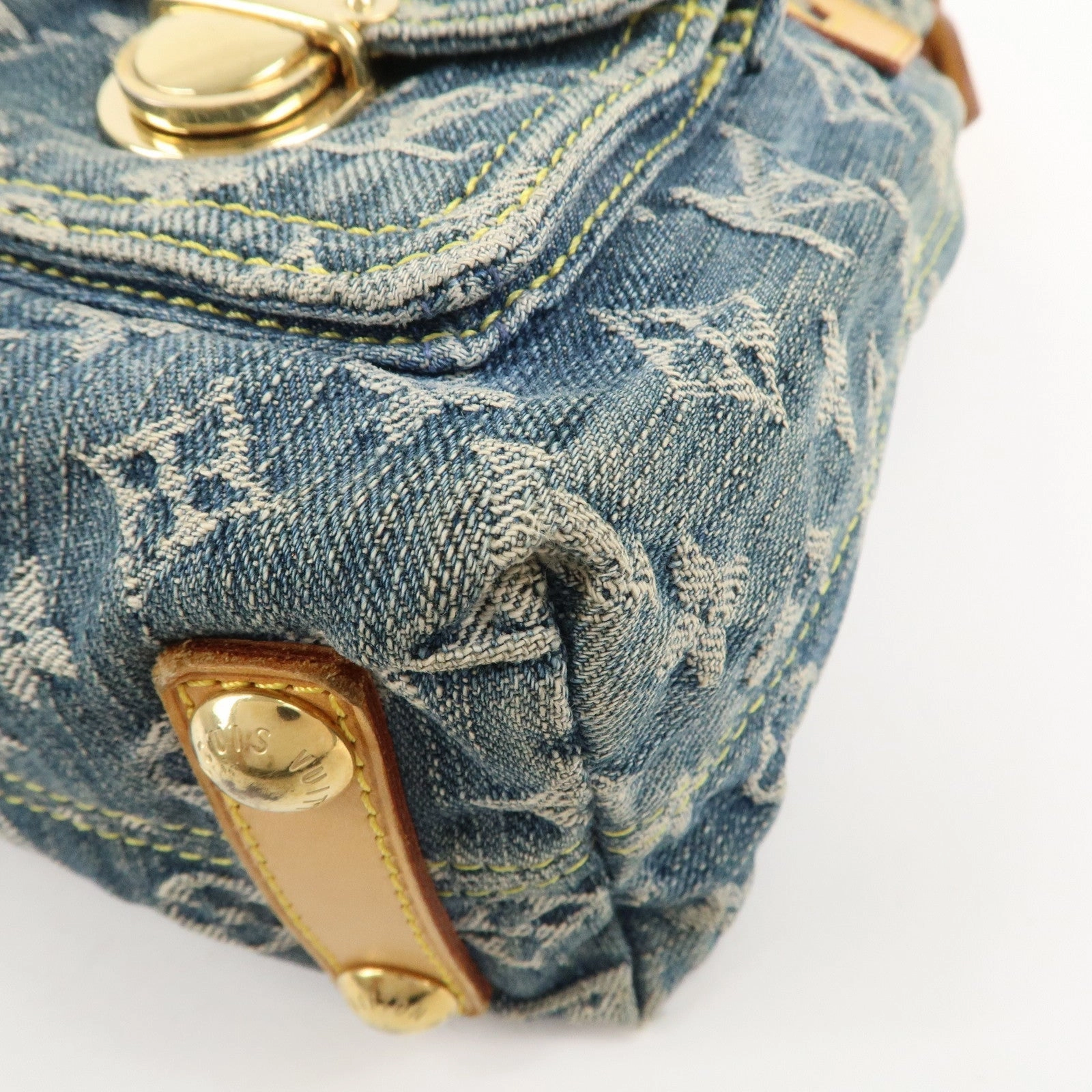 Louis Vuitton Monogram Denim Baggy PM Shoulder Bag M95049