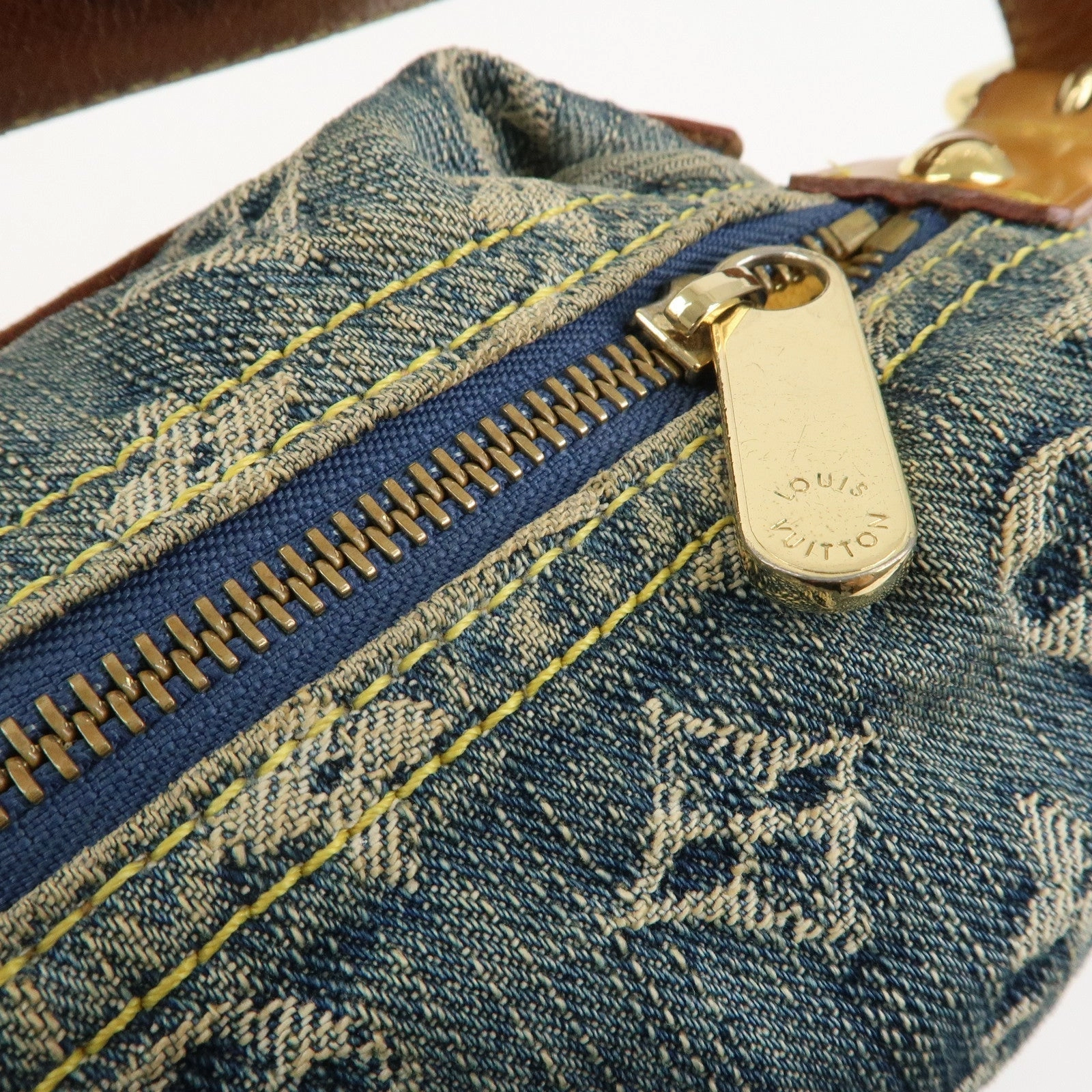 Louis Vuitton Monogram Denim Baggy PM Shoulder Bag M95049