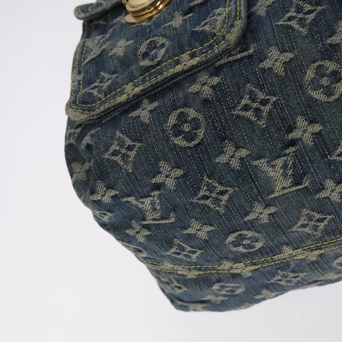 LOUIS VUITTON Monogram Denim Sac A DosGM Backpack Blue M95056 LV 106296A