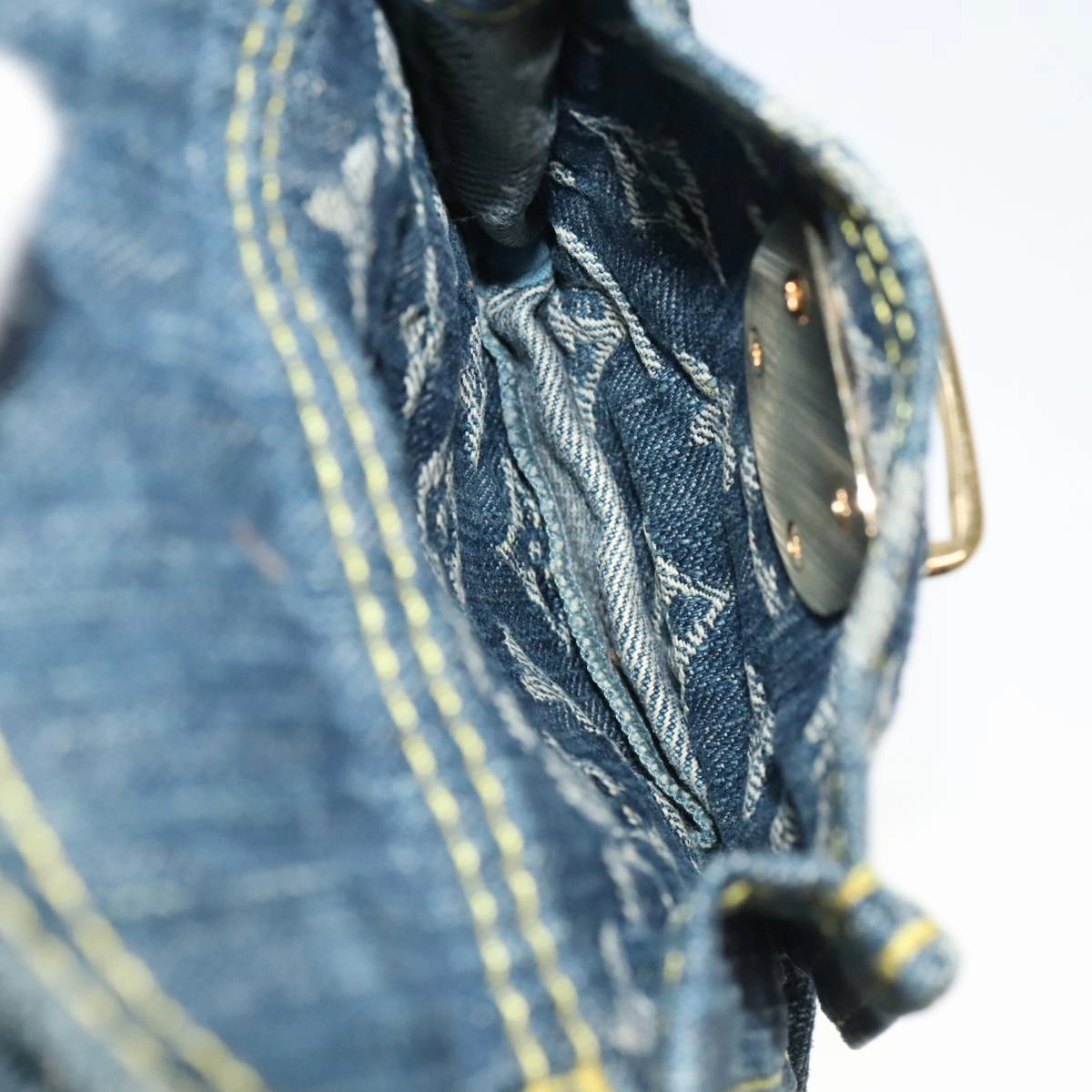 LOUIS VUITTON Monogram Denim Sac A DosGM Backpack Blue M95056 LV 106296A