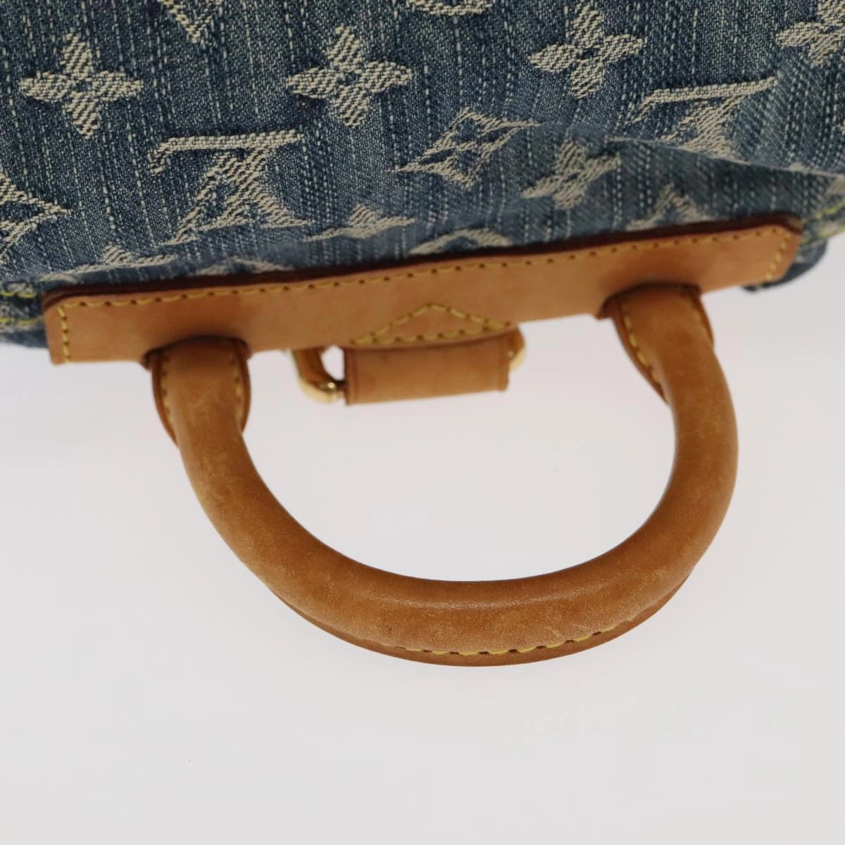 LOUIS VUITTON Monogram Denim Sac A DosGM Backpack Blue M95056 LV 106296A