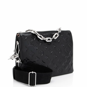 Louis Vuitton Monogram Embossed Lambskin Coussin PM Shoulder Bag (SHF-jwrSkh)