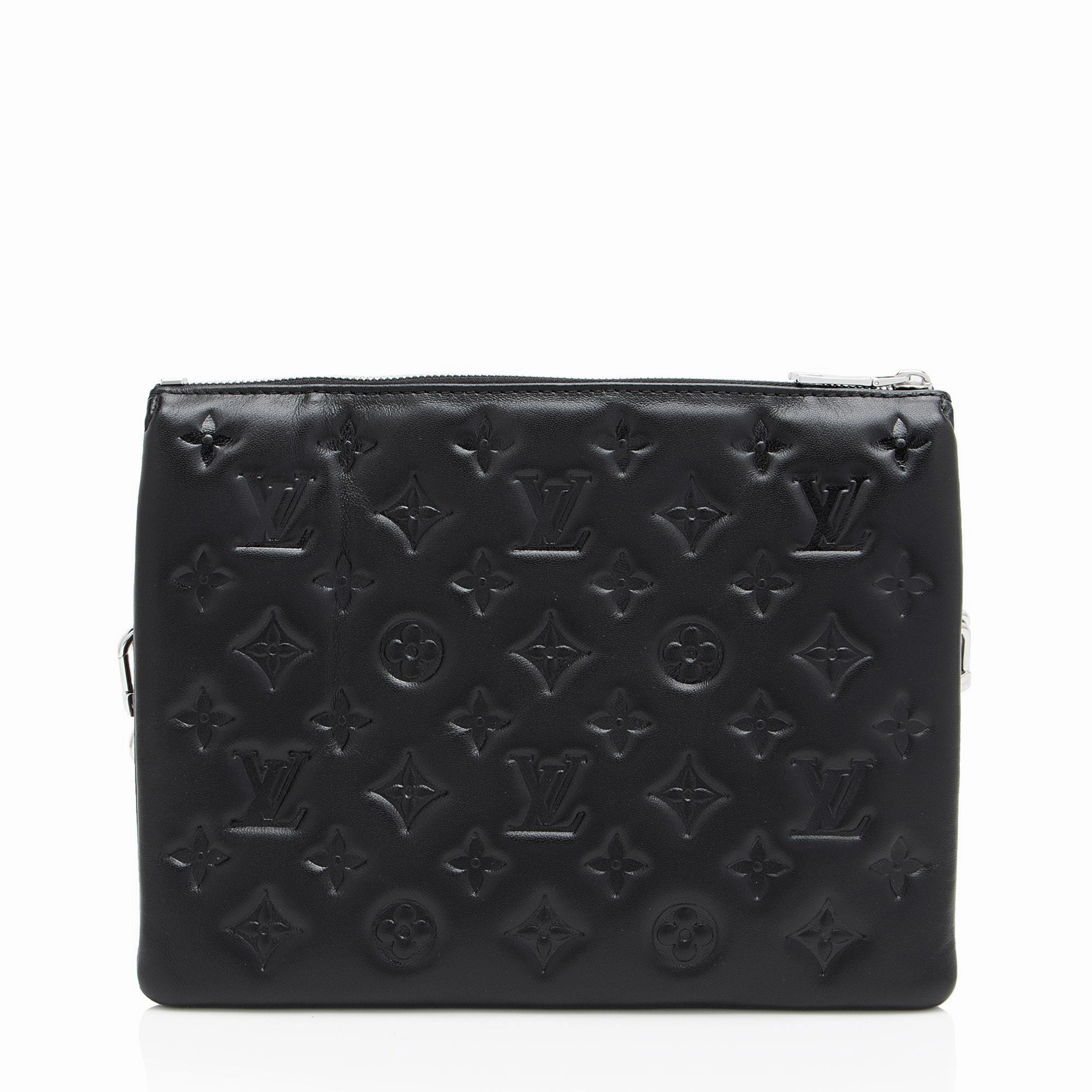 Louis Vuitton Monogram Embossed Lambskin Coussin PM Shoulder Bag (SHF-jwrSkh)