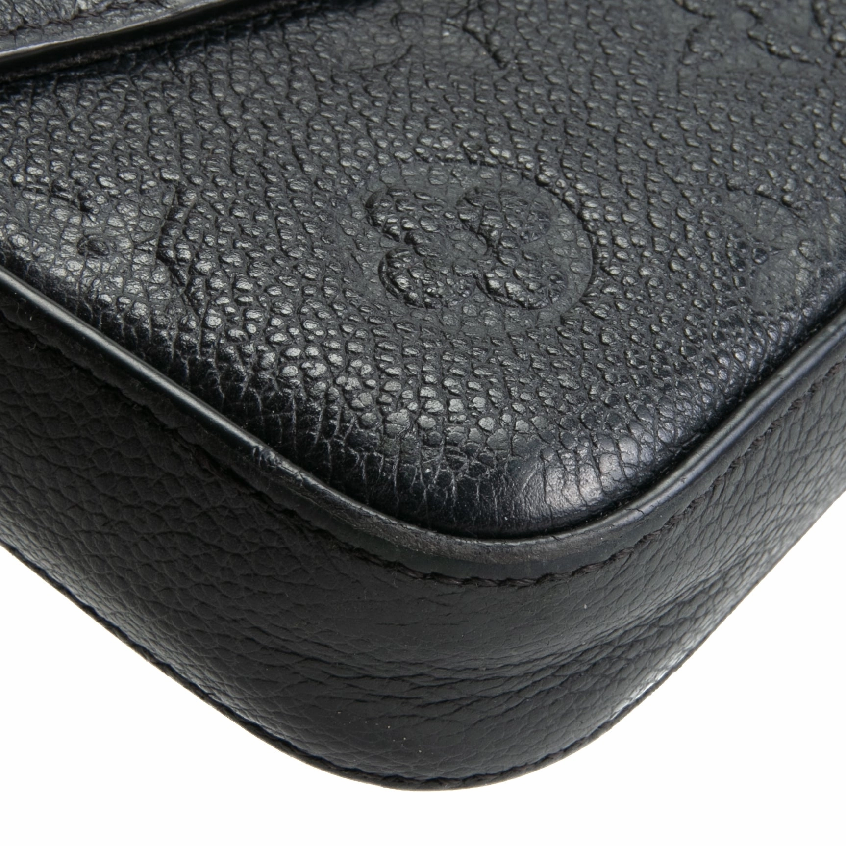 LOUIS VUITTON Monogram Empreinte Felicie Pochette - Black OUTLET FINAL SALE