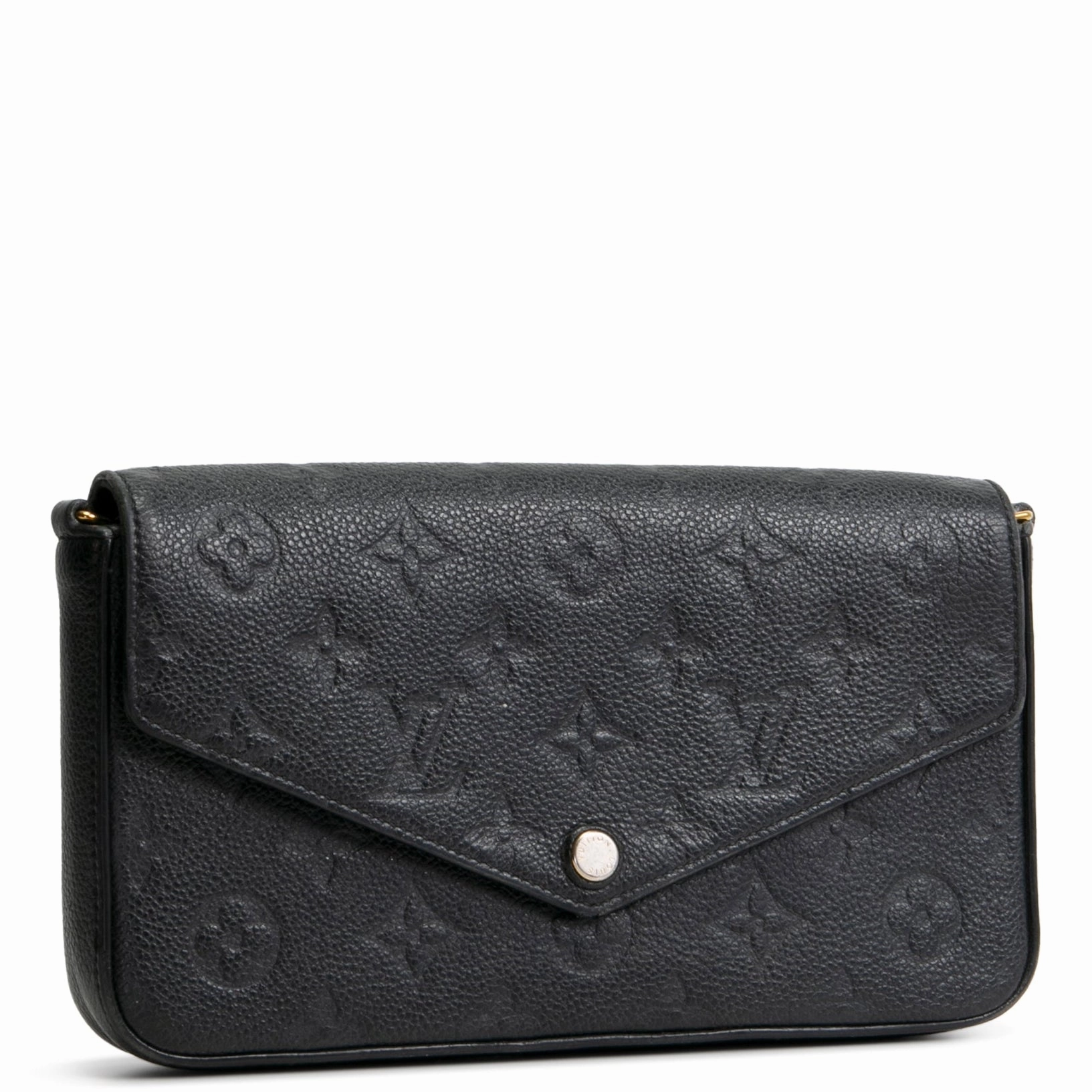 LOUIS VUITTON Monogram Empreinte Felicie Pochette - Black OUTLET FINAL SALE