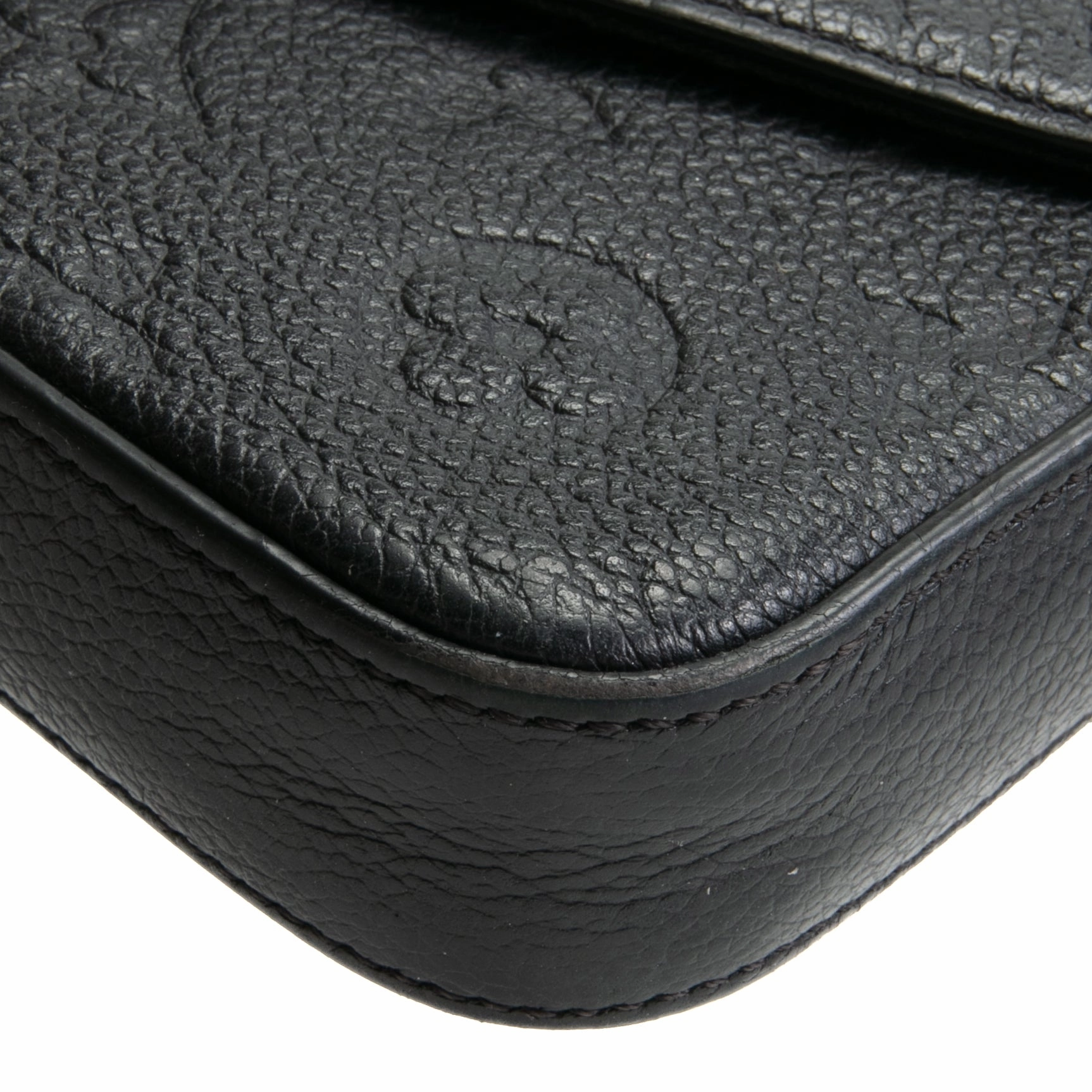 LOUIS VUITTON Monogram Empreinte Felicie Pochette - Black OUTLET FINAL SALE