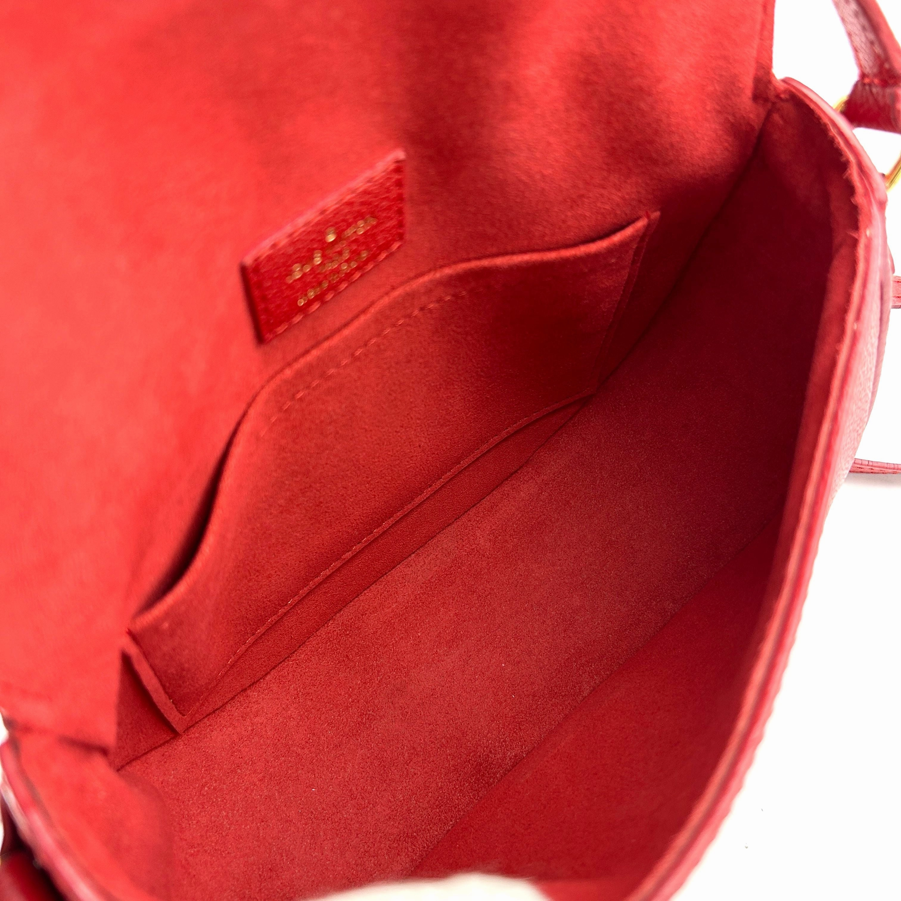 Louis Vuitton Monogram Empreinte Junot Crossbody - Red Crossbody Bags, Handbags LA31061