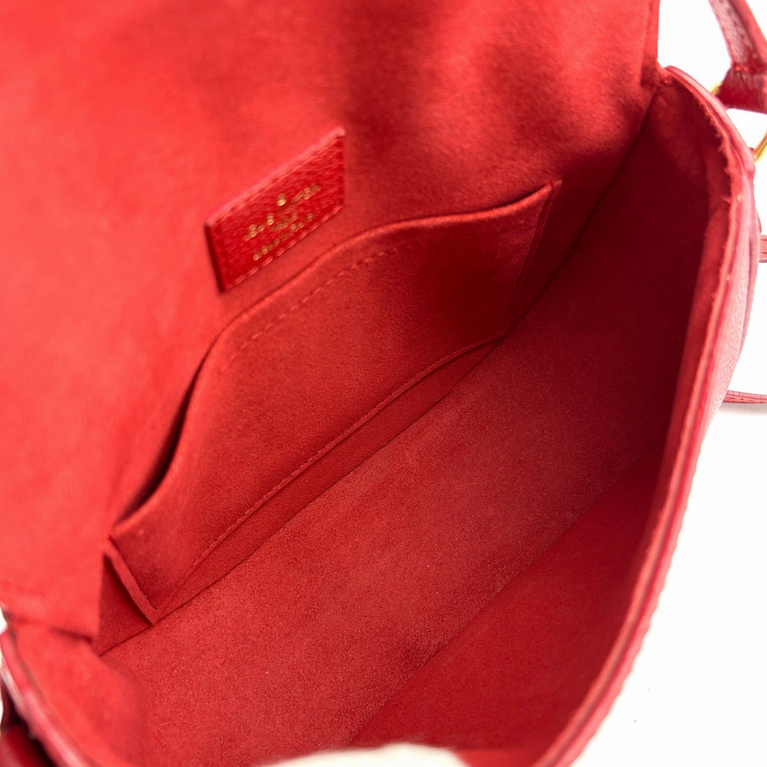 Louis Vuitton Monogram Empreinte Junot Crossbody - Red Crossbody Bags, Handbags LA31061