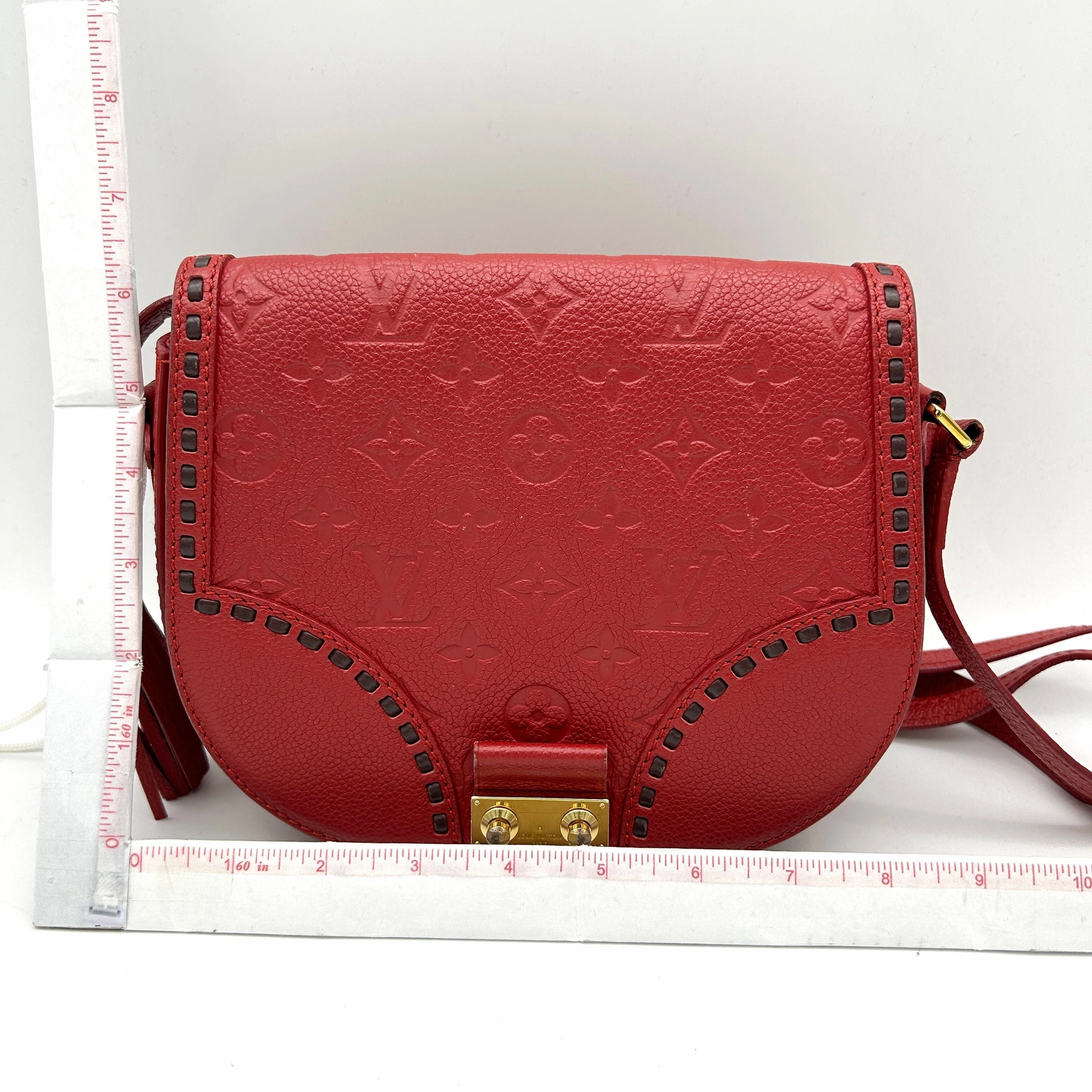 Louis Vuitton Monogram Empreinte Junot Crossbody - Red Crossbody Bags, Handbags LA31061