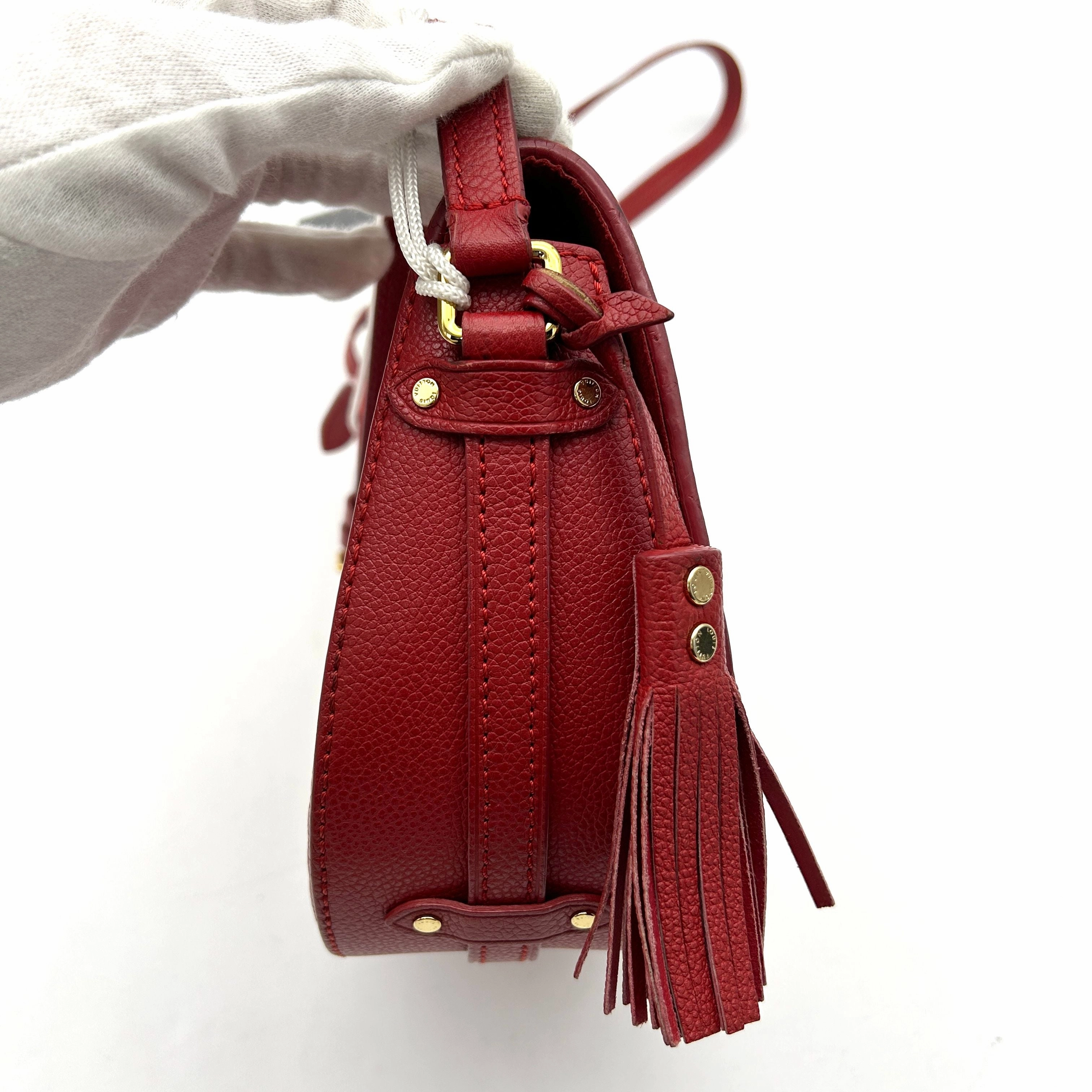 Louis Vuitton Monogram Empreinte Junot Crossbody - Red Crossbody Bags, Handbags LA31061