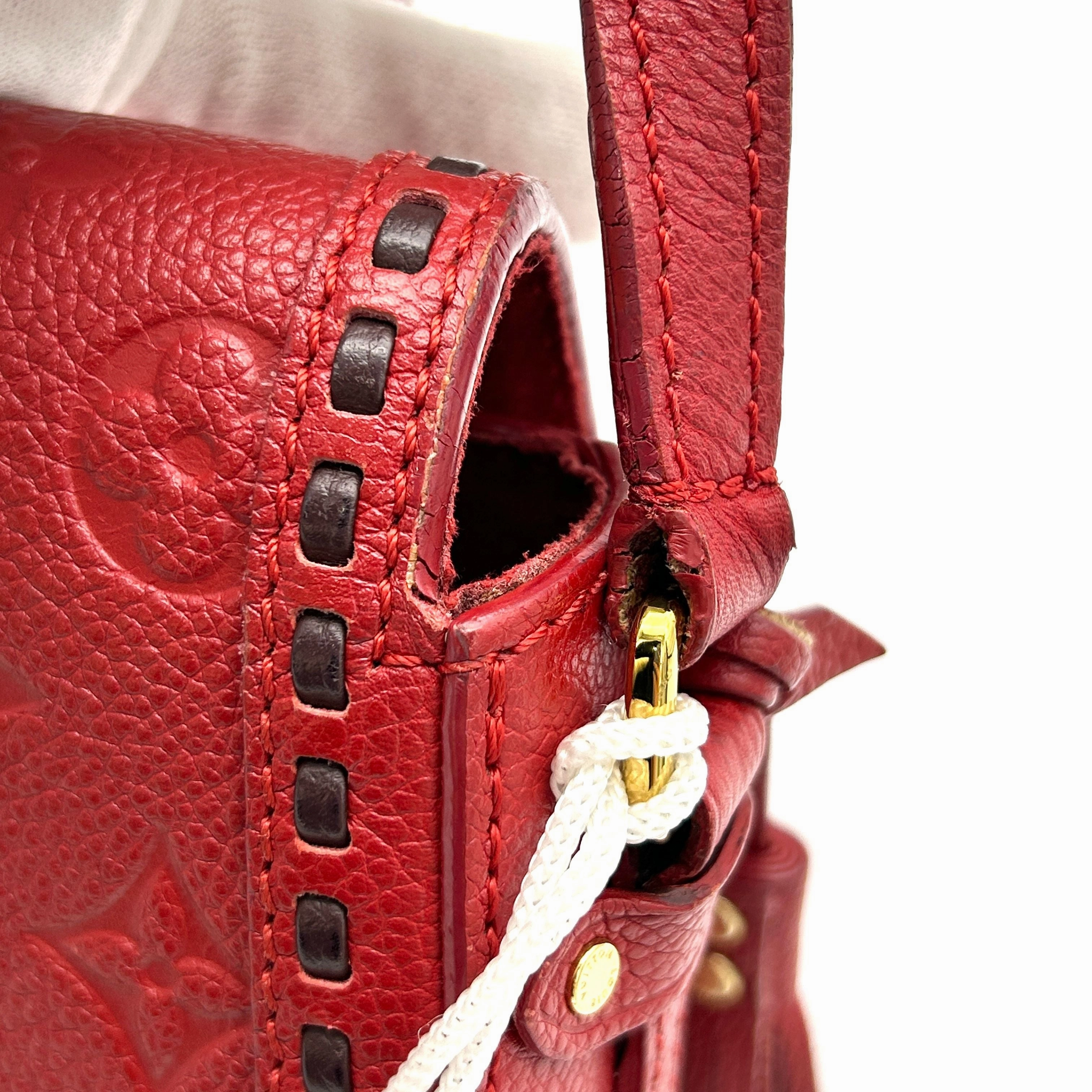 Louis Vuitton Monogram Empreinte Junot Crossbody - Red Crossbody Bags, Handbags LA31061