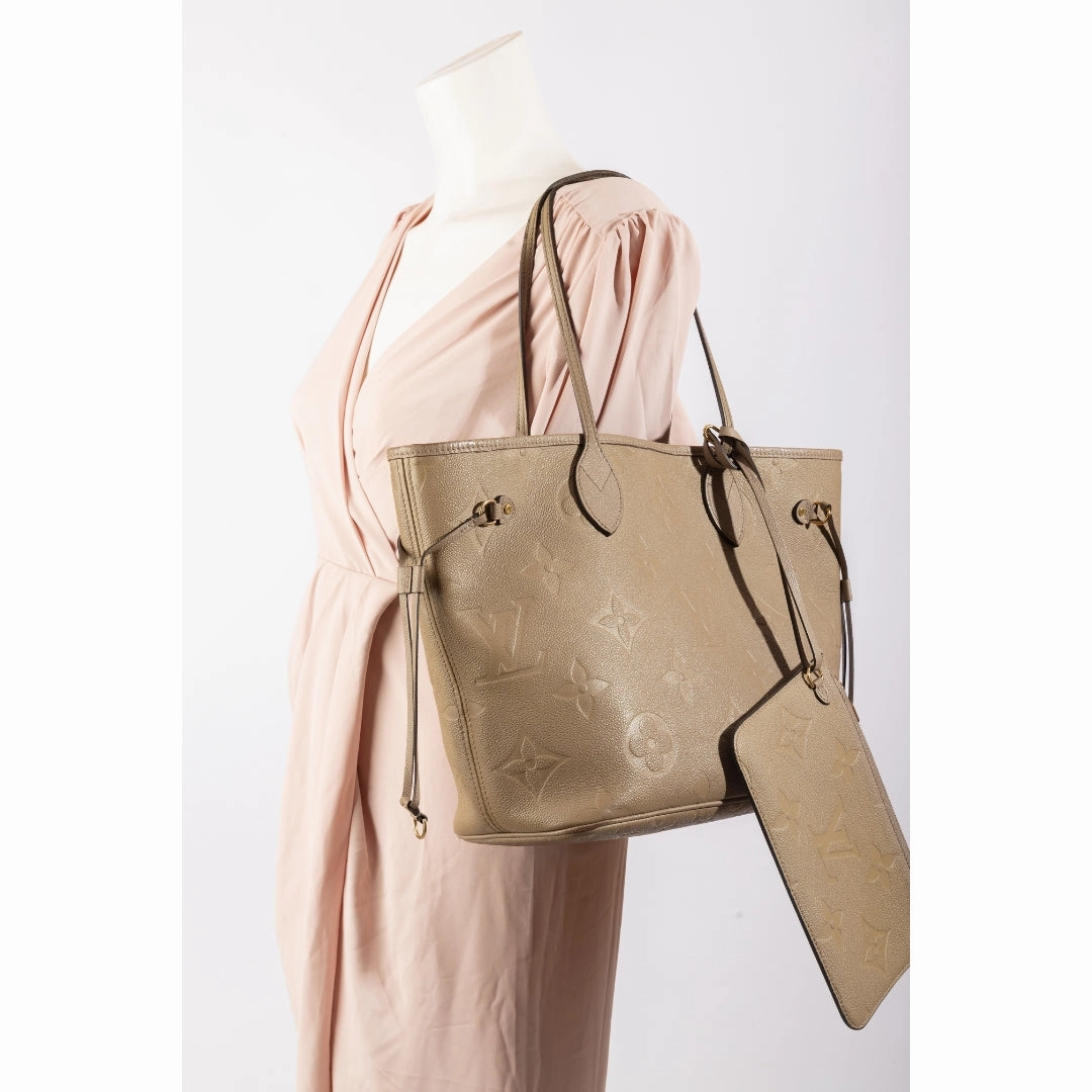 Louis Vuitton Monogram Empriente Leather Neverfull MM Tote