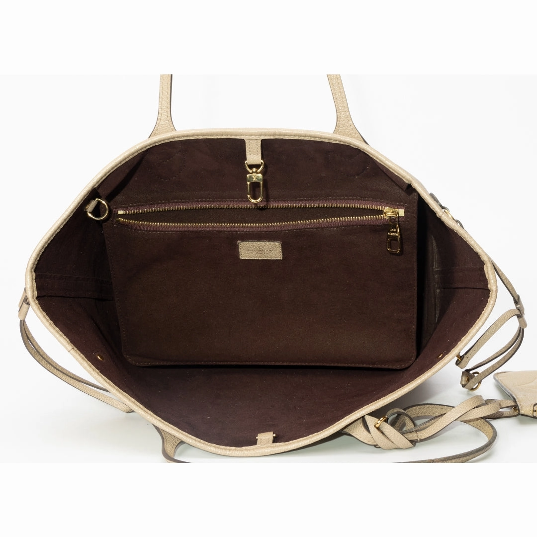 Louis Vuitton Monogram Empriente Leather Neverfull MM Tote