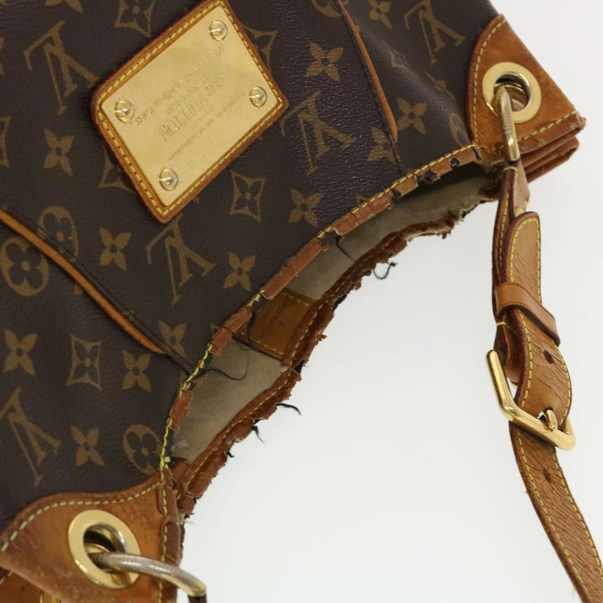 LOUIS VUITTON Monogram Galliera PM Shoulder Bag M56382 LV yk6665B
