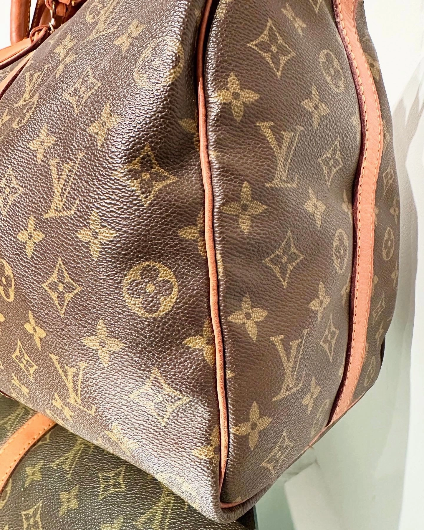 LOUIS VUITTON Monogram Keepall 50 Bandouliere Duffle Bag