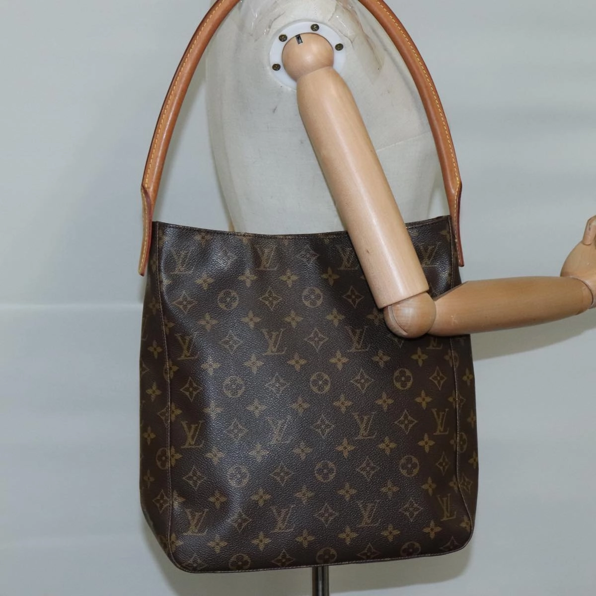 LOUIS VUITTON Monogram Looping GM Shoulder Bag M51145 LV 105549