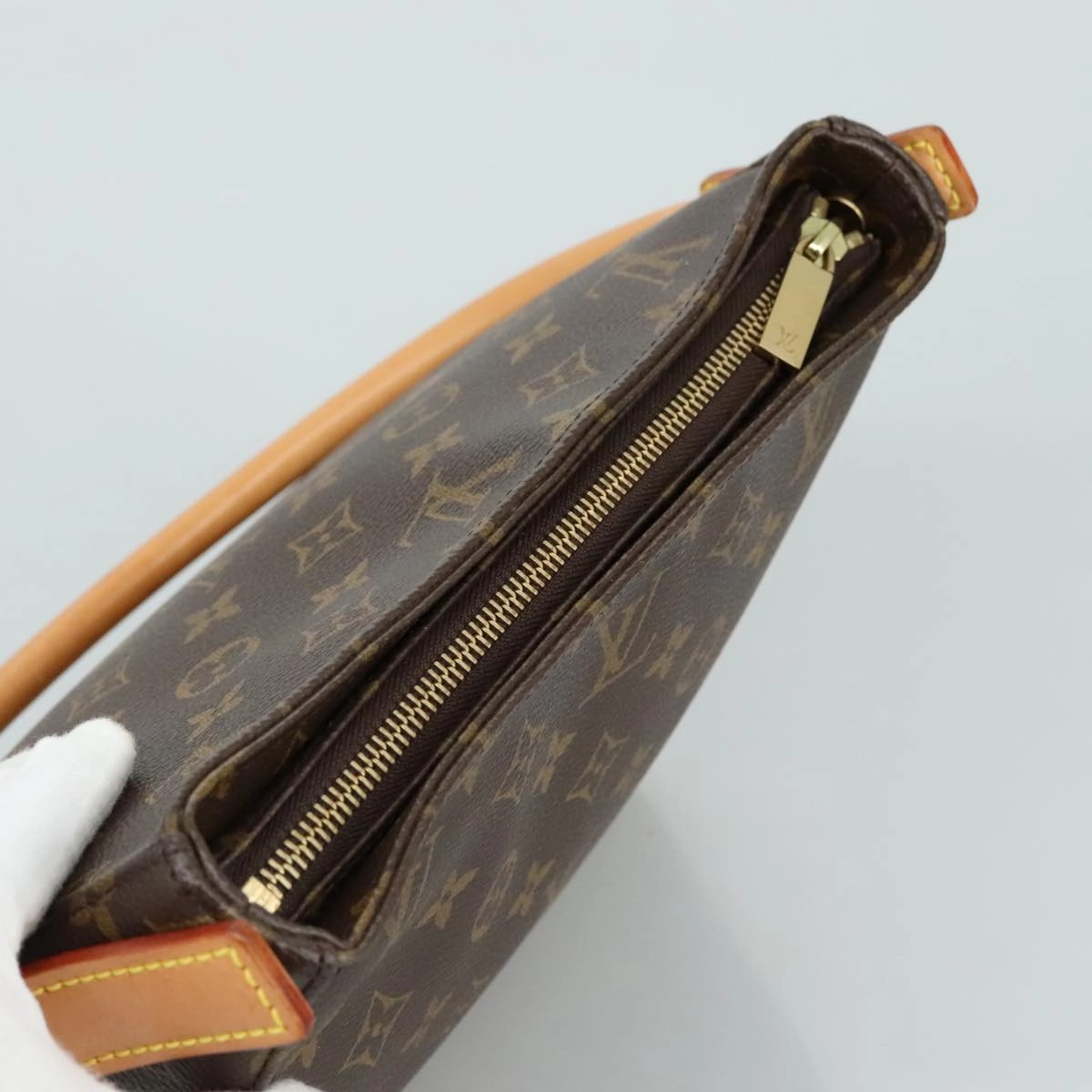 LOUIS VUITTON Monogram Looping MM Shoulder Bag M51146 LV 98178A