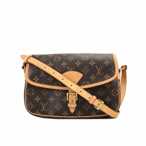 LOUIS VUITTON Monogram M42250 Shoulder Bag Brown vintage Old t3bayh