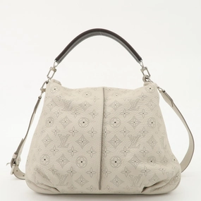 Louis Vuitton Monogram Mahina Selene PM Shoulder Bag Blanc M94275