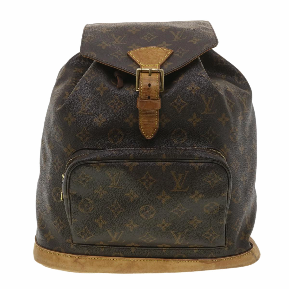 LOUIS VUITTON Monogram Montsouris GM Backpack M51135 LV 38342