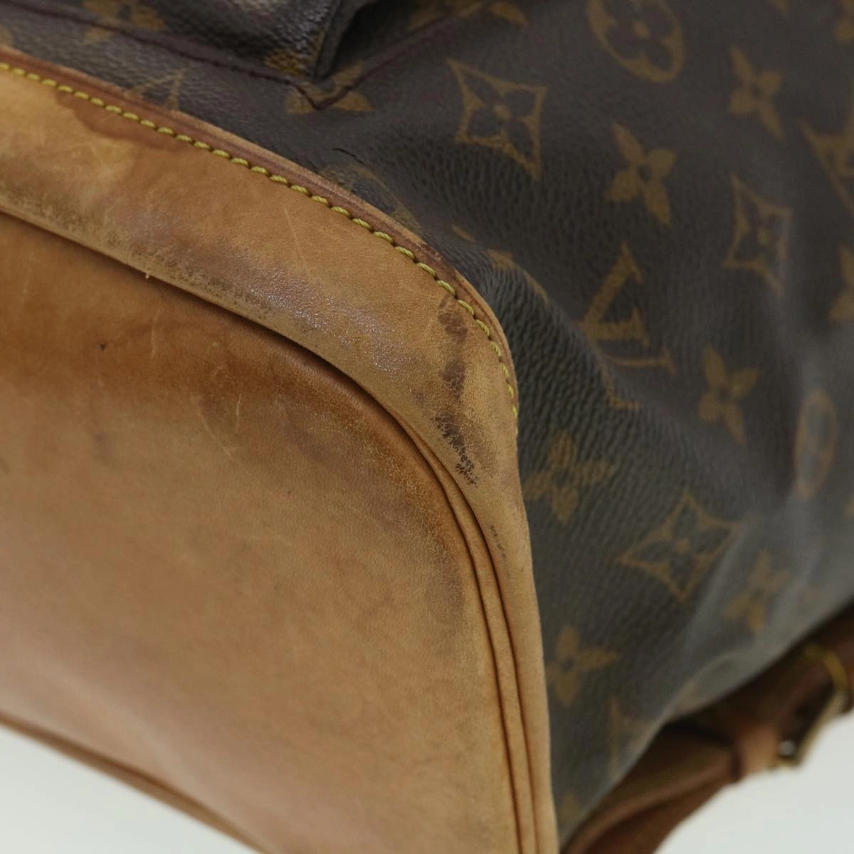 LOUIS VUITTON Monogram Montsouris GM Backpack M51135 LV 38342
