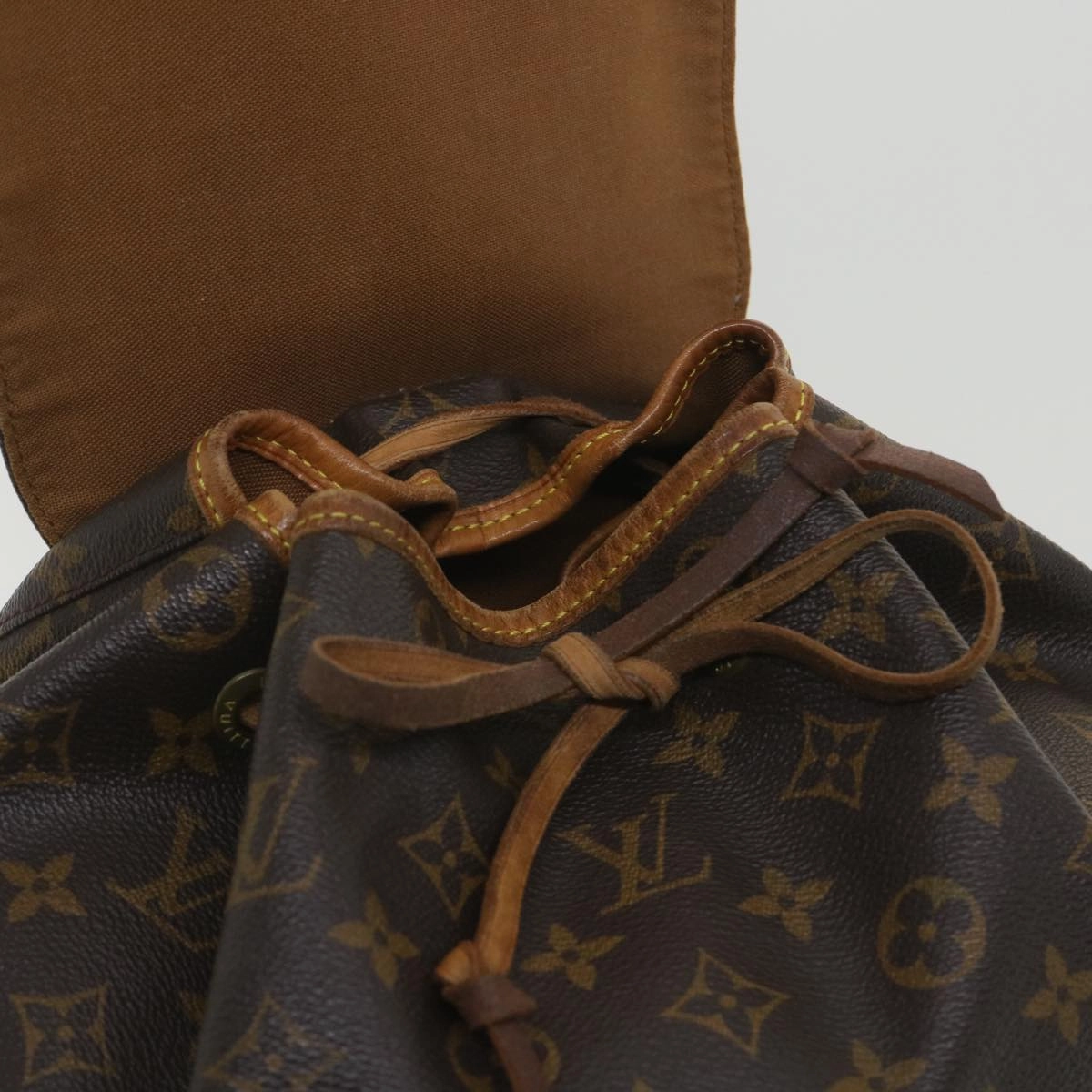 LOUIS VUITTON Monogram Montsouris GM Backpack M51135 LV 38342