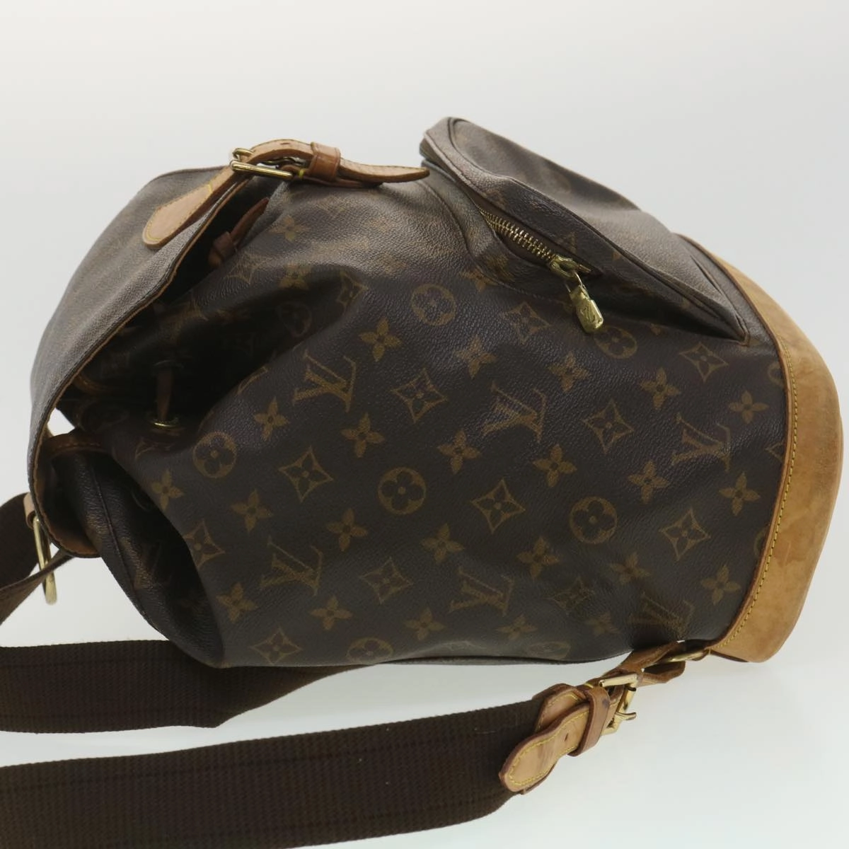 LOUIS VUITTON Monogram Montsouris GM Backpack M51135 LV 38342