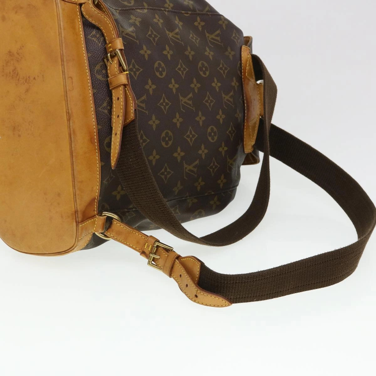LOUIS VUITTON Monogram Montsouris GM Backpack M51135 LV 38762