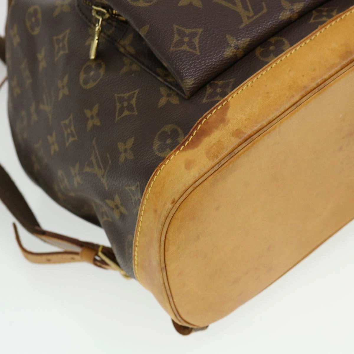 LOUIS VUITTON Monogram Montsouris GM Backpack M51135 LV 38762