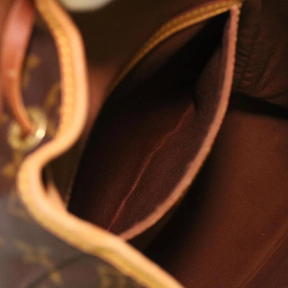 LOUIS VUITTON Monogram Montsouris GM Backpack M51135 LV 38762