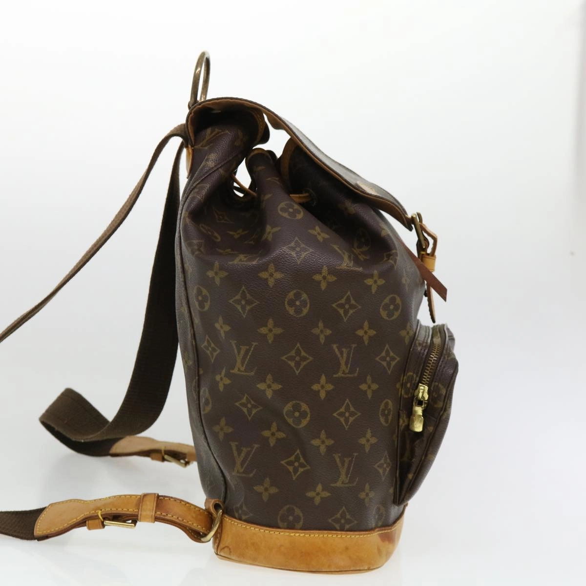 LOUIS VUITTON Monogram Montsouris GM Backpack M51135 LV 38762