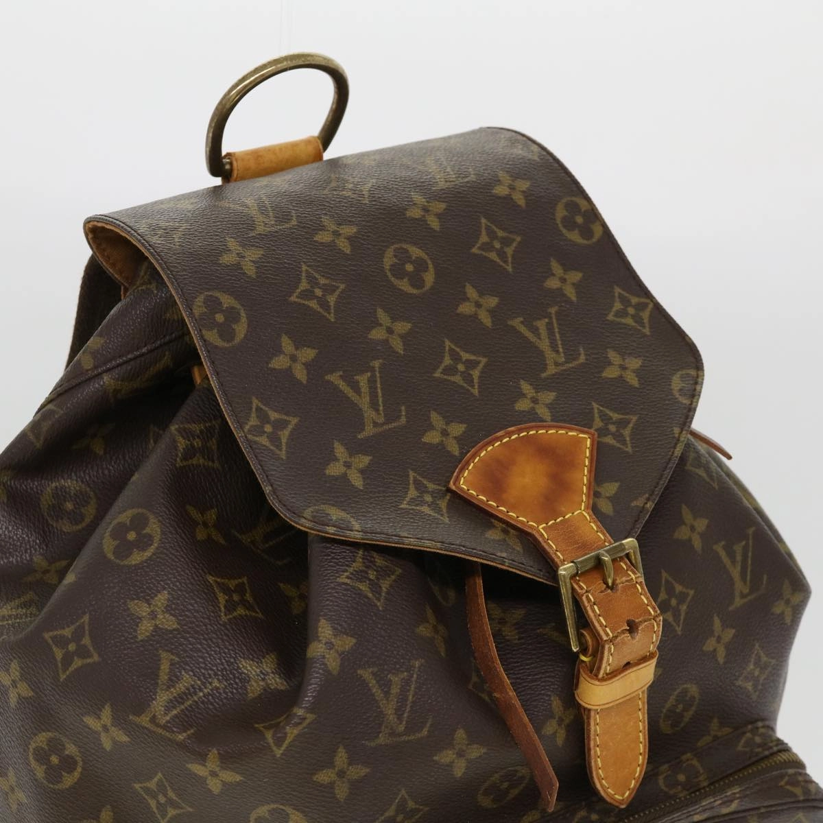 LOUIS VUITTON Monogram Montsouris GM Backpack M51135 LV 38762