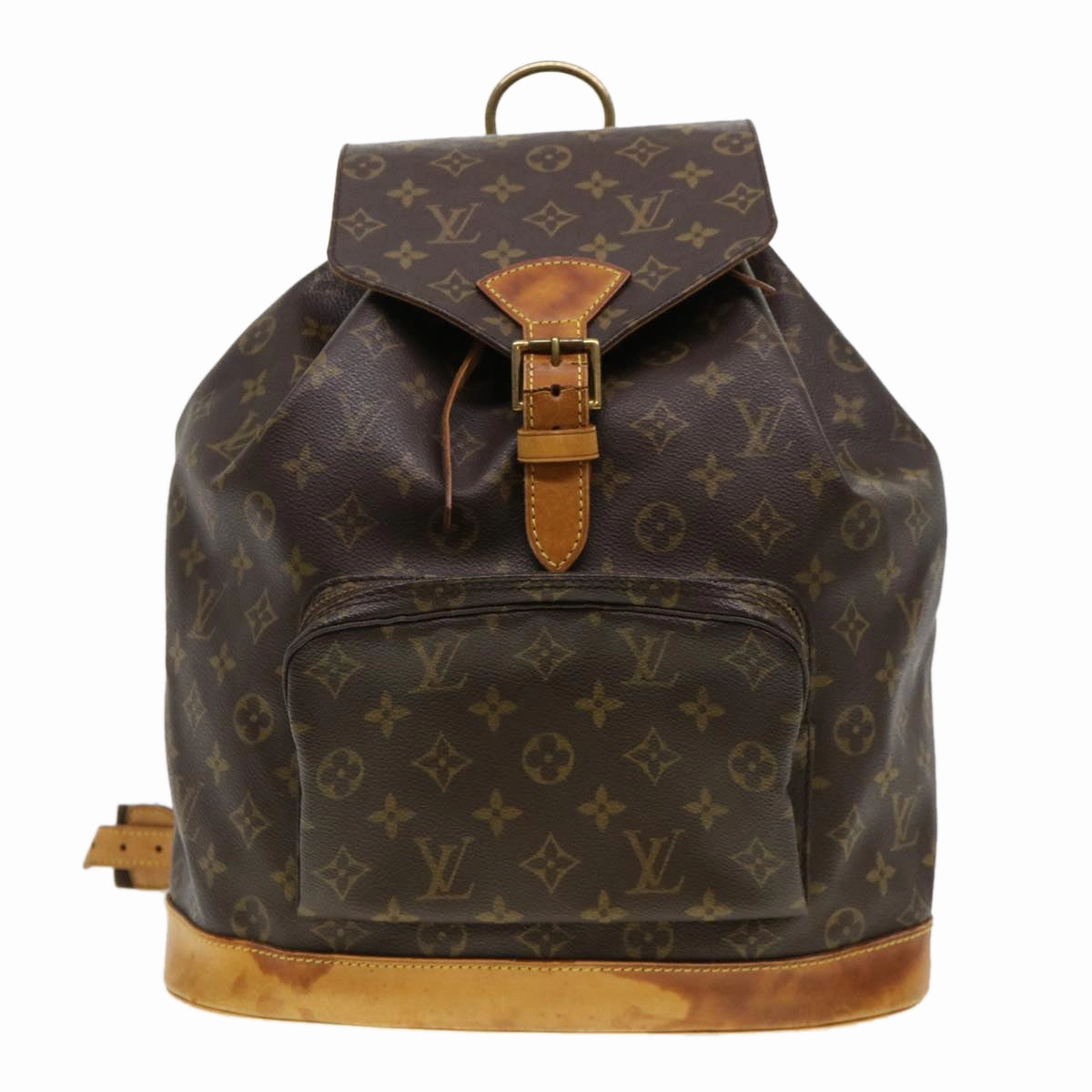 LOUIS VUITTON Monogram Montsouris GM Backpack M51135 LV 38762
