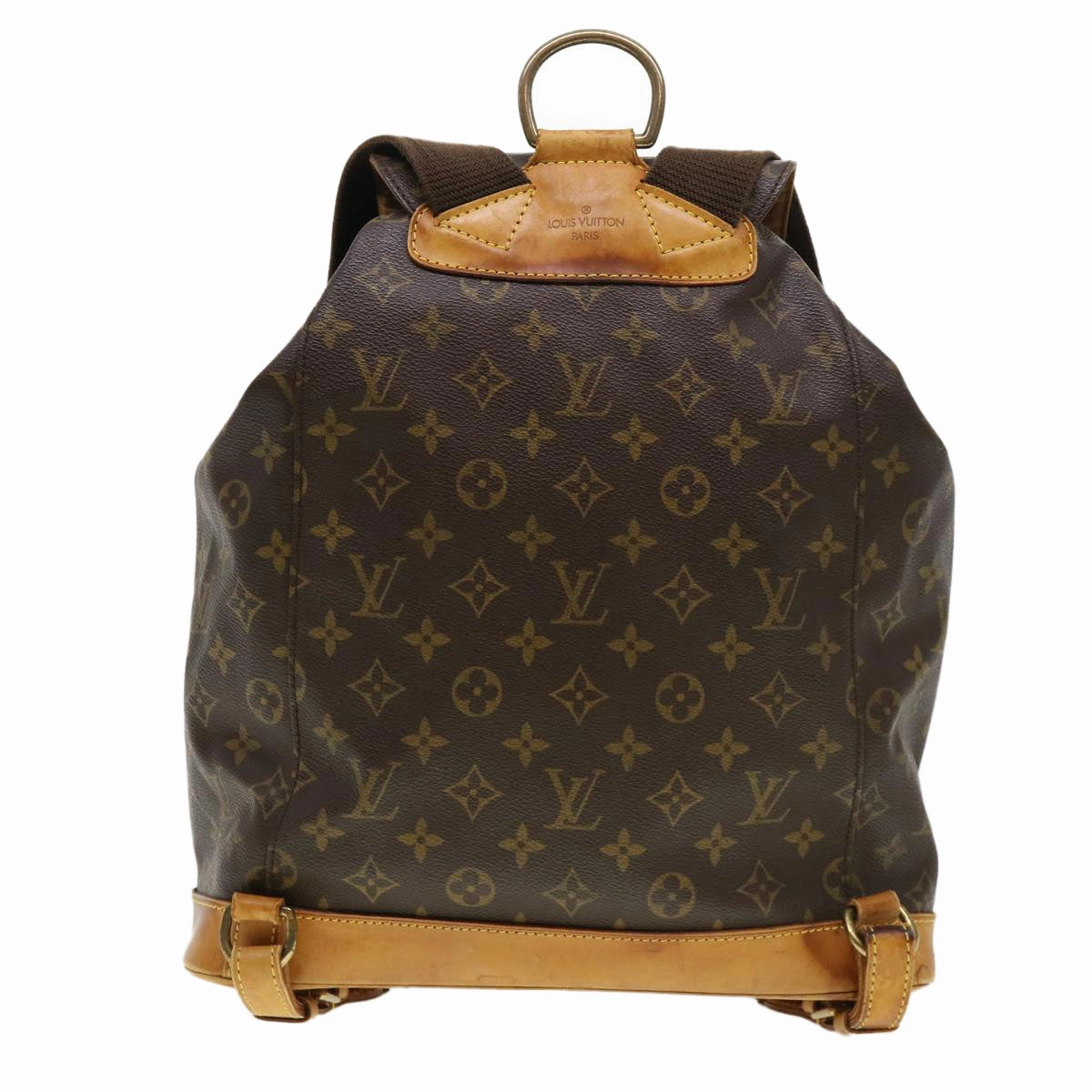LOUIS VUITTON Monogram Montsouris GM Backpack M51135 LV 38762
