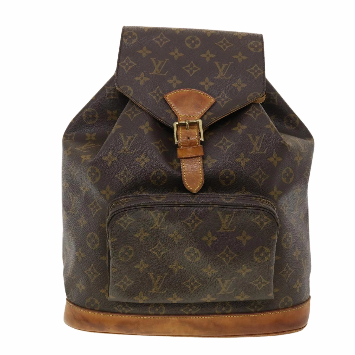 LOUIS VUITTON Monogram Montsouris GM Backpack M51135 LV 39314