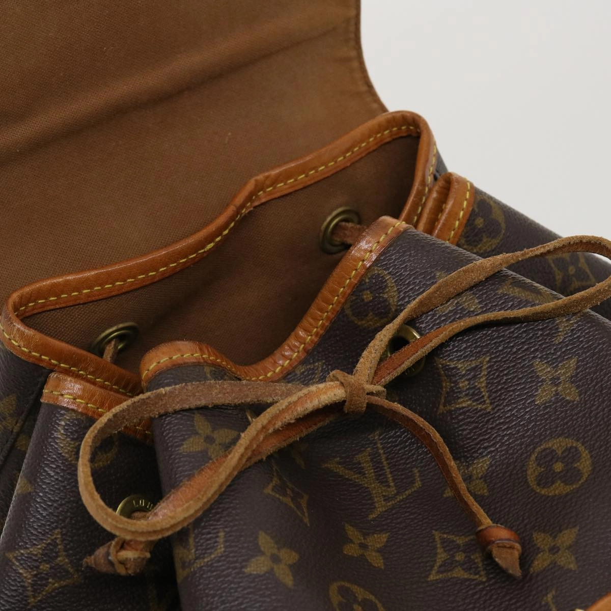 LOUIS VUITTON Monogram Montsouris GM Backpack M51135 LV 39314